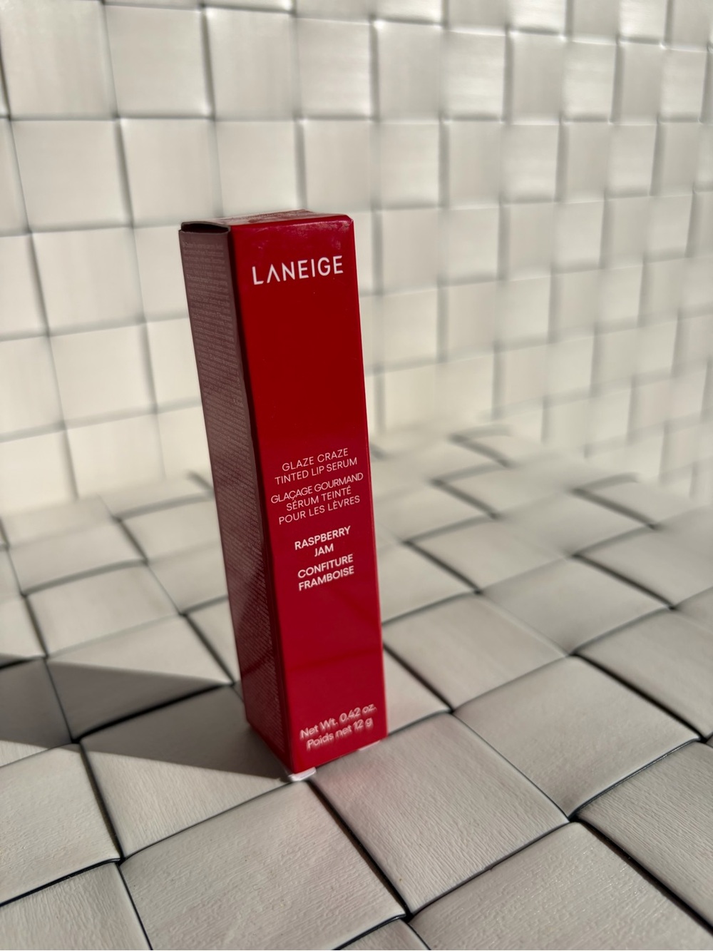 NEW Laneige Glaze Craze Tinted Lip Serum Raspberry Jam 12g - Picture 3 of 3